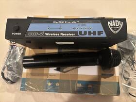 Uhf-7 Nady Wireless Receiver Digitru Diversity And Uh-4 Microphone