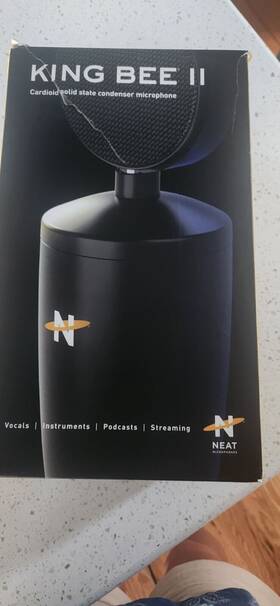Mic-2010-01 Neat King Bee Ii Condenser Cardioid Microphone - Black