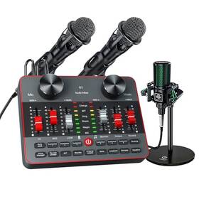 Neculogy 752771155211 Podcast Equipment Bundle For 2 Mic Tiktok Video Content Creator Kit Audio Inch
