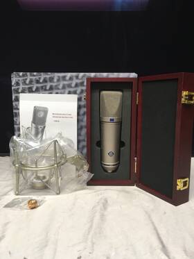 008660 Neumann U 87 Ai Studio Set Of Condenser Microphone Ea Shock Mount