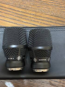 008721 Neumann Kk 104 U Black Cardioid Condenser Capsule For Shure Wireless