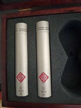 51347 Neumann #51346 #51347 Matched Pair Used Km 184 Microphones