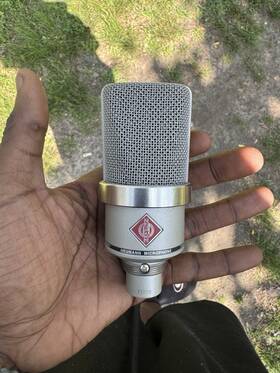 71676 Neumann Tlm 102 Silver Condenser Microphone Xlr