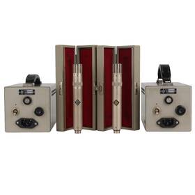 Km54a Neumann Small Diaphragm Tube Microphone - Pair #4204/4038 Vintage