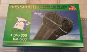 Dm-900 Nissindo Wired Microphone With Cable In Excellent Condition