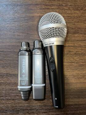 Nux 885947104727 B-3 Plus 2.4ghz Wireless Microphone System Bundle