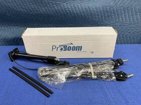 61900-b Oc White Lot Of 2 O.c. Mic Arm With 15 Inch Integrated Xlr Riser Used
