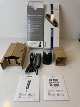Rm-4015p Olympus 050332421608 Recmic Microphone Complete With Manuals Great Condition
