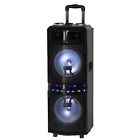 Padh122mpa Pyle Portable Stage Studio Pa Dj System Black 842893105284
