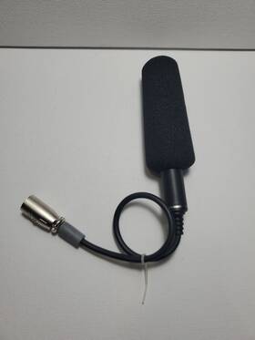 Ag-mc100 Panasonic Shotgun Microphone With Mic Wind Protection Foam