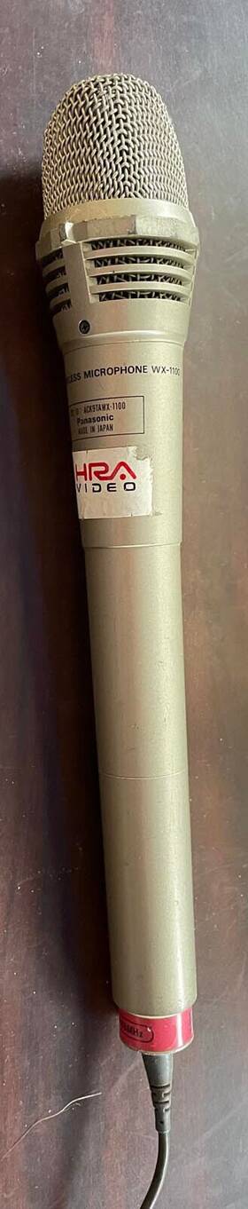 Wx-1100 Panasonic 169.445mhz Cardioid Wireless Microphone Japan