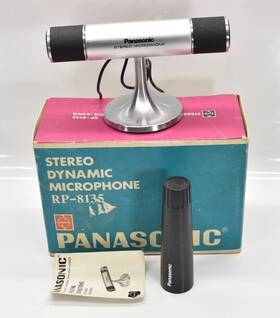 Rp-8135 Panasonic Vintage Stereo Dynamic Microphone