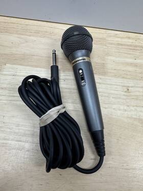 Vfa0140 Panasonic Dynamic Microphone Mic Made In Japan Professional 10ft Wired