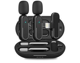 Pasabit 702401866406 Wireless Lavalier Microphone For Iphone Ipad Lapel Mics Plug-play 2.4g Ultra