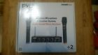 Pdkwm102u Pyle Wireless Microphone Receiver System Audio Sound Mixer Mics