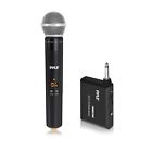 Pdwm13uh Pyle Uhf Portable Wireless Microphone System Set With Handheld Mi