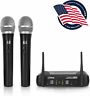 Pdwm3375.5 Pyle Professional Wireless Handheld Microphone System Dual Uhf Band