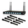 Pdwm8325 Pyle Channel Cordless Wireless Handheld Mic Microphone Receiver System Rack