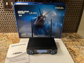 Lr-625 Pearl Ridge Sound Uhf Pro Wireless Microphone Receiver Only