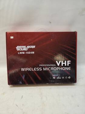 Lwm-1604m Pearl Ridge Sound Professional Vhf Microphone Receiver