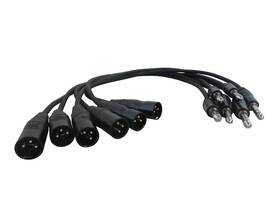 Ds0817 Pearstone Lot Of 6 Professional Microphone Cable - Free Shipping