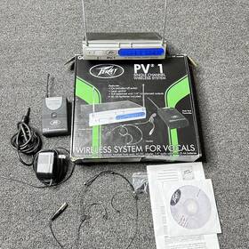 Peavey 014367603538 Pv-1 U1 Bhs 906.000mhz Uhf Vhf Headset Single Channel Diversity Wireless