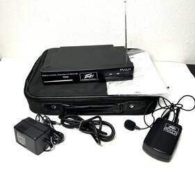 Pvi-u1 Peavey Wireless Lapel Microphone System Pvi U1 Lav Mic Lavalier Uhf Receiver