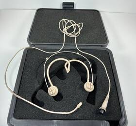 Pvm-4n Peavey Headset Microphone With Case 4.5ft Cable Beige Color - Used