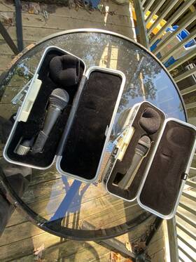 Pvm-580 Peavey Vintage Pvm 38 Microphone With Hard Case
