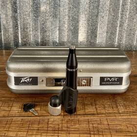 Pvr-1 Peavey Omindirectional Condenser Microphone And Case #2 Used