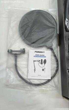 Vg-016 Perwhy Usb Condenser Microphone Kit With Accessories In Box Not Tested
