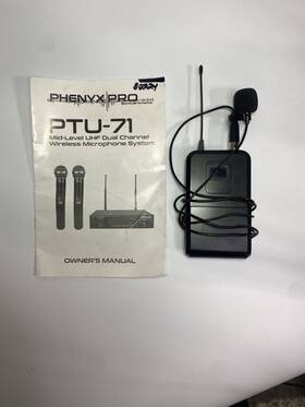 E001 Phenyx Pro Wireless Bodypack Transmitter 911.3mhz Uhf Cardioid Pattern