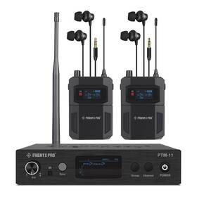 Ptm-11-2b Phenyx Pro Wireless Iem System 2 Bodypacks With Case Used Sanitized
