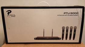 Ptu-5200-2h2b Phenyx Pro 4-channel Wireless Microphone System Ptu-5000c