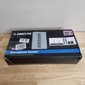 Ptu-5200b Phenyx Pro Wireless Microphone System 4-channel Mic Set