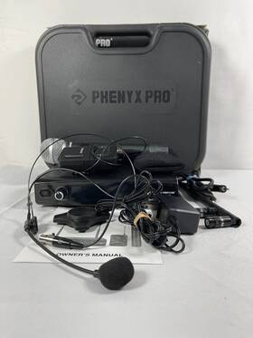 Put-52 Phenyx Pro Ptu 52 Black Wireless Handheld Dynamic Microphone System