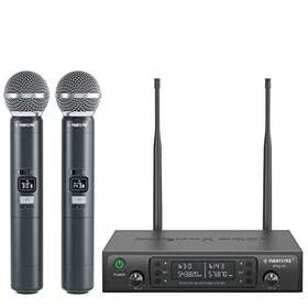 Ph5014 Phenyx Technology Llc Wireless Microphone System Dual Mics With 2 Handheld Dynamic