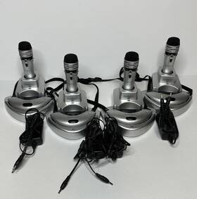 940tm Phonic 950c 4x Front Row Pro Ear Microphone Pendant And Charger Base With Mic