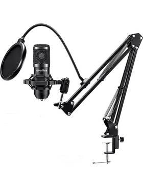 Cr508 Piolunth Microphone Professional 192khz/24bit Plug And Play Pc Computer Condenser No Usb
