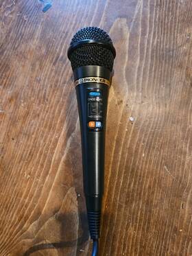 Dm-c530 Pioneer Uni Directional Dynamic Microphone Mc 15ft Imp 600ohm Black Aux