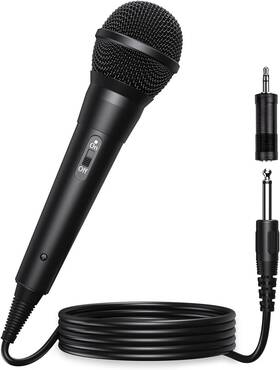 Pkojin 605660956706 Dynamic Karaoke Microphone For Singing Vocal Wired Han