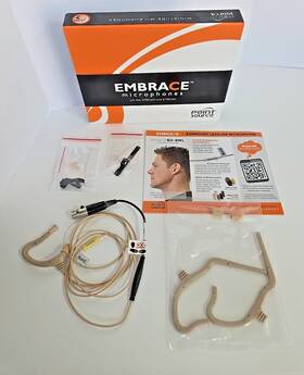 Eo-8wl-xsh-be Point Source Audio Embrace Earmount Lavalier Microphone - Beige