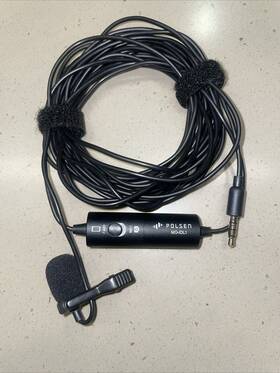 Mo-idl1 Polsen Lavalier Microphone With Dslr/smartphone Switch