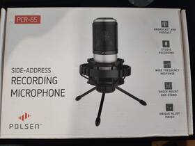 Pcr-65 Polsenaudio 847628598775 Polsen Cardioid Condenser Side-address Recording Microphone With Box Used