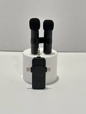Gt16 Pqrqp 3 In 1 Professional Wireless Lavalier Microphone For Iphone Android