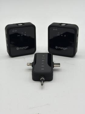 Gt19 Pqrqp 3-in-1 Wireless Microphone - Iphone/android/camera Ebony Black