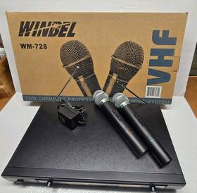 Wm-728 Premier Cordless Mic Vhf High Band Receiver With Wind Noise In Original Box