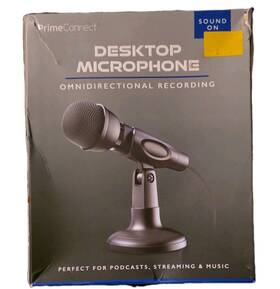 Pcea-1007-bk Primeconnect Desktop Microphone Omnidirectional Wired 3.5mm