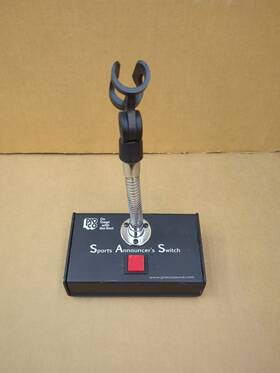Sas2-proco Pro Co Used Push-to-talk Sports Announcers Switch With Mic Holder