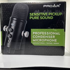 Proar 781828705239 Usb Professional Condenser Microphone Kit For Iphone Pc/micro/mac/ios/a